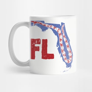 Distressed Florida Gadsden Snake Mug